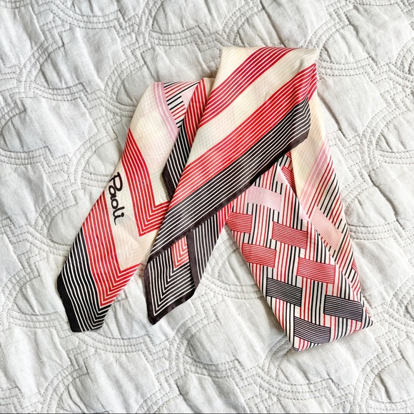 Paoli vintage square scarf - Picture 2 of 10